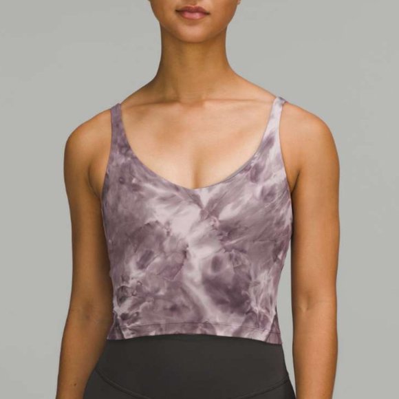 lululemon athletica Tops - Lululemon Align Tank Top Diamond Dye Mink Bery Lunar Rock Shadow Grey